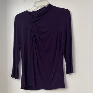 Cable & Gauge Deep Purple Women's Blouse